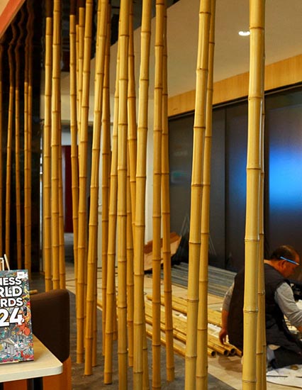 bamboo poles for screen