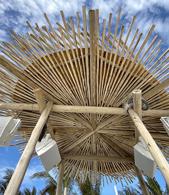 eucalyptus shade pergola