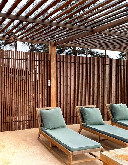 synthetic bamboo fencing