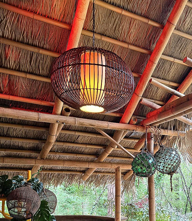 bamboo thatch roof