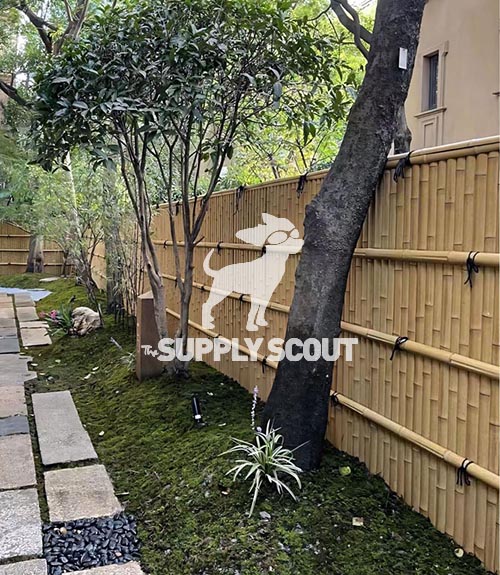 bamboo panel for fencing and screen